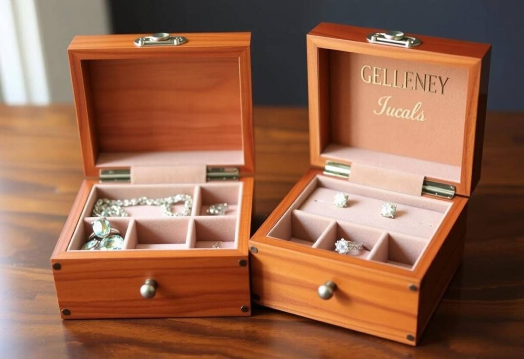 Engraved-Jewelry-Boxes-organizer-create-a-personal Unique Bridesmaid Proposal Gifts