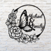 custom metal name sign personalized steel wall decor metal wall art custom
