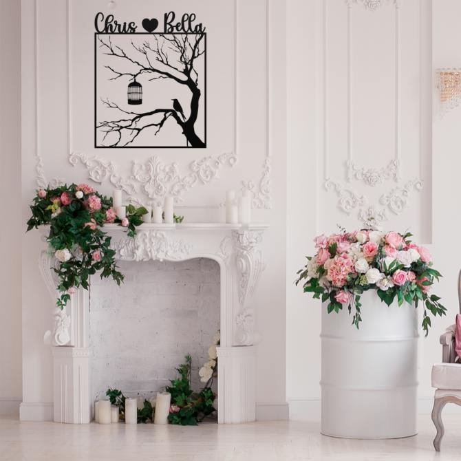 personalized metal sign, vintage metal sign, custom metal wall art