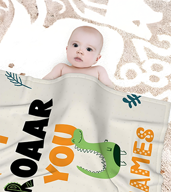 custom baby blanket personalized swaddle baby blanket