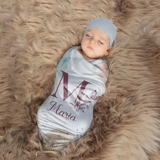 personalized baby blanket custom baby blanket initial