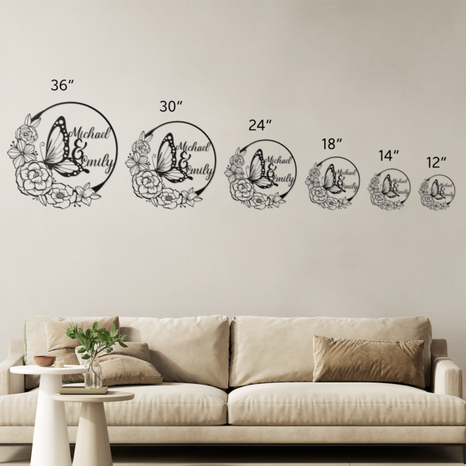 Personalized Metal Name Sign – Stylish Personalized Butterfly Metal Wall Décor for Any Space - Image 7