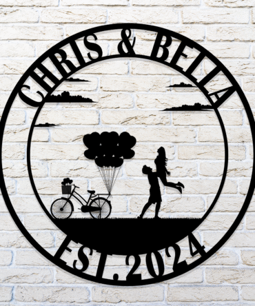 Personalized Metal baloon Sign
